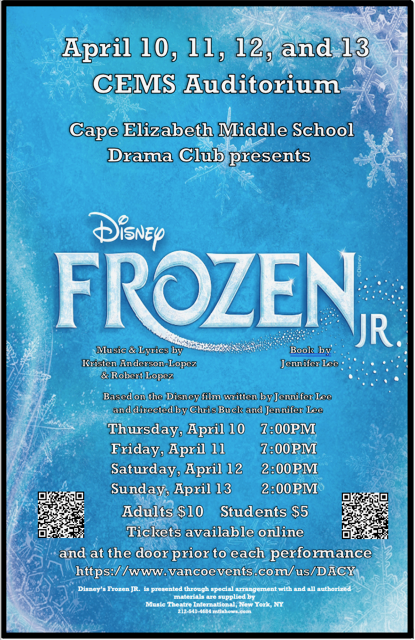 CEMS Presents: Frozen Jr!